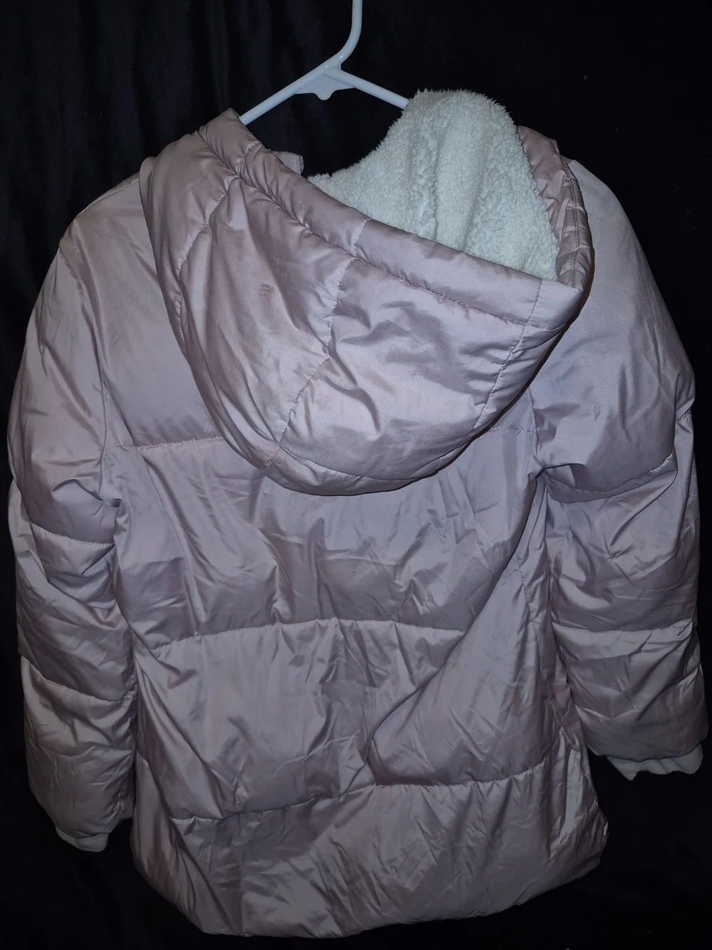 Gap Kids Light Pink Puffer Jacket with Hood